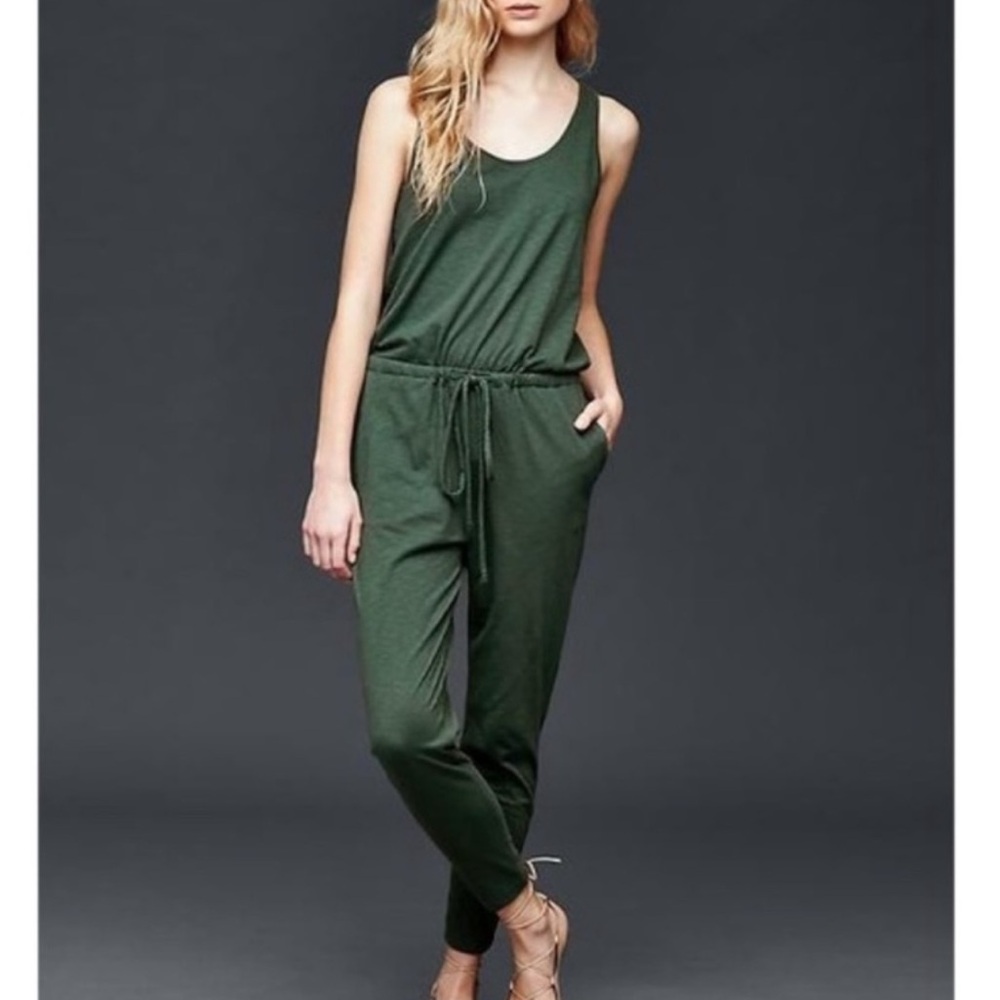 Gap Sleeveless Jumpsuit, Tie-Waist